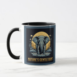 Elephants Nature's Gentle Giant マグカップ