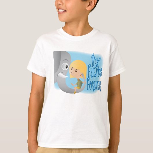 Elephants Never Forget Their Friends Tシャツ (正面)