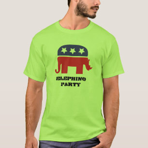 Elephinoのパーティー Tシャツ