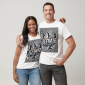 ELEVATE | 力強い上昇運動 | スポーツのモチベーション Tシャツ (ユニセックス)
