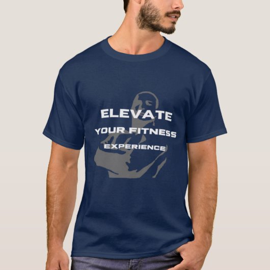 elevate your fitness experience tシャツ (正面)
