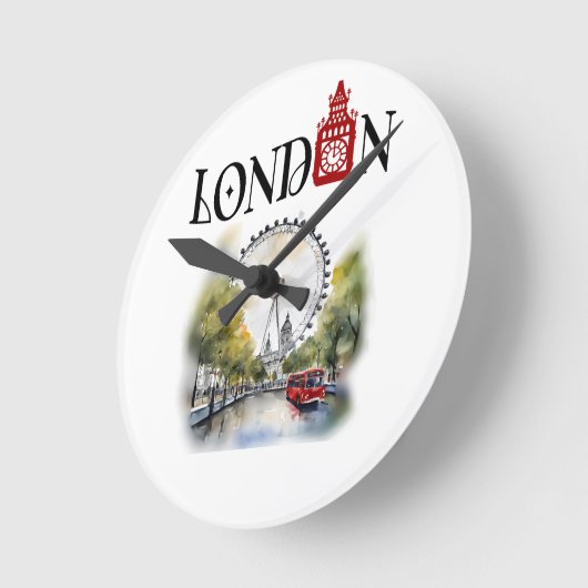 Elevate Your Space with London's Iconic Big Ben ラウンド壁時計 (傾斜)