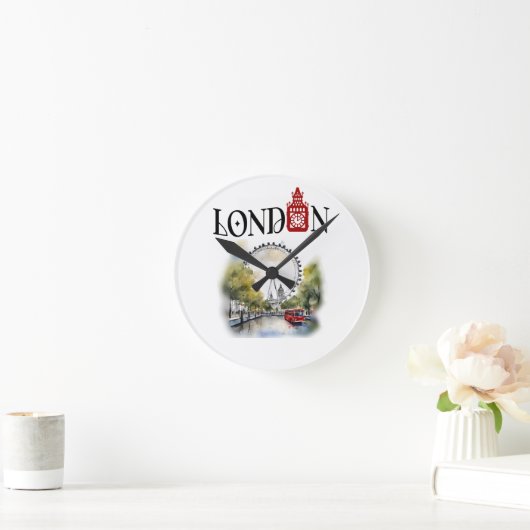 Elevate Your Space with London's Iconic Big Ben ラウンド壁時計 (ホーム)