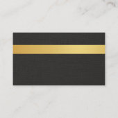 Elevated Real Estate Agent Black Gold  名刺 (裏面)