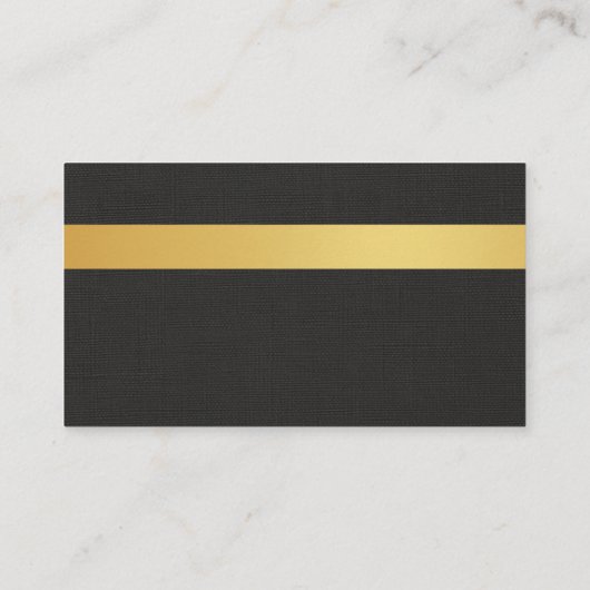 Elevated Real Estate Agent Black Gold  名刺 (裏面)