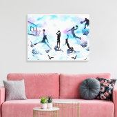 Elevation キャンバスプリント (インサイチュ (リビング))