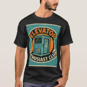 Elevator Enthusiasts Club – Modern Design Tシャツ (正面)