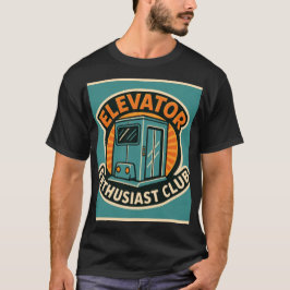Elevator Enthusiasts Club – Modern Design Tシャツ