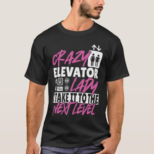 Elevator Lady Next Level Tシャツ (正面)