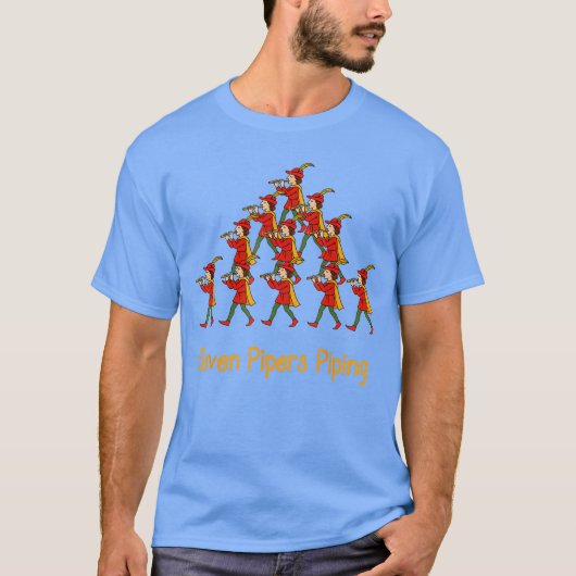 Eleven Pipers Pipingwelve Days of Christmas ファミリー Tシャツ (正面)