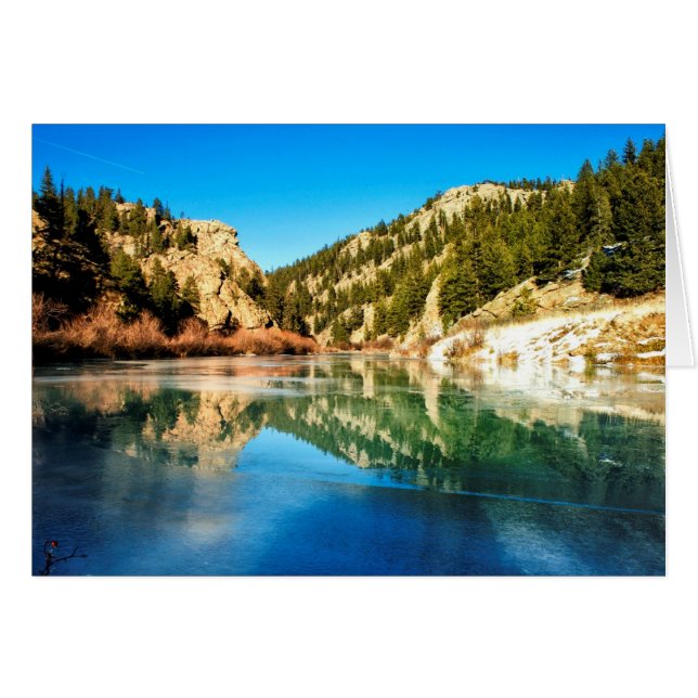 Elevenmile渓谷の反射 (正面横)