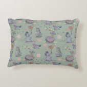 "Eleze Elephant & Polka Hen" Boganhues アクセントクッション (裏面)