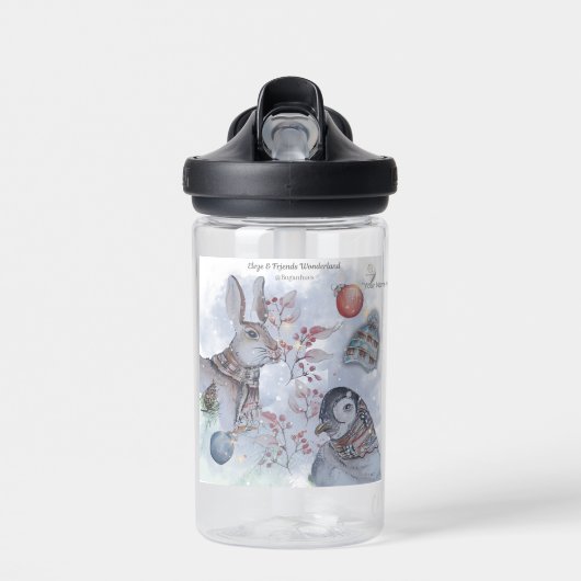 "Eleze & Friends" Boganhues Print Water Bottle ウォーターボトル (正面)