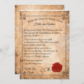 Elf Adoption Letter from Santa  招待状 (正面/裏面)