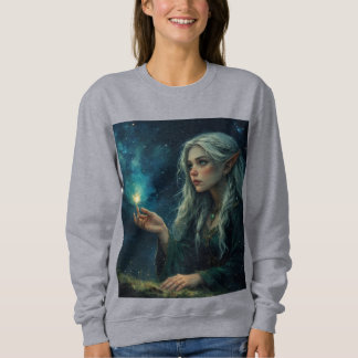 Elf Ancient Ireland Under the Night Sky スウェットシャツ