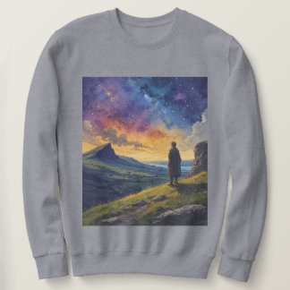 Elf Ancient Ireland Under the Night Sky Sweatshirt スウェットシャツ