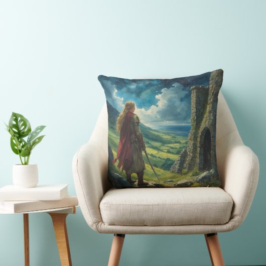 Elf Ancient Ireland Under the Sky Pillow クッション (椅子)