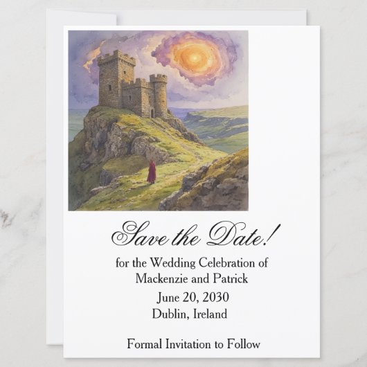 Elf Ancient Ireland Under the Sky, Save the Date (正面)