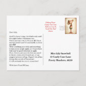 Elf Arrival Letter | North Pole Welcome Message ポストカード (正面)