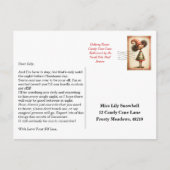 Elf Arrival Letter | North Pole Welcome Message ポストカード (正面)