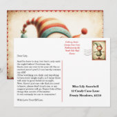 Elf Arrival Letter | North Pole Welcome Message 招待状 (正面/裏面)