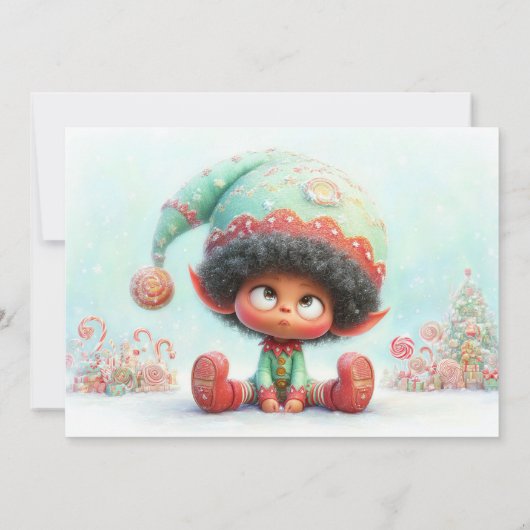 Elf Arrival Letter | North Pole Welcome Message 招待状 (裏面)