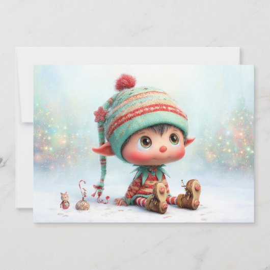 Elf Arrival Letter | North Pole Welcome Message 招待状 (裏面)