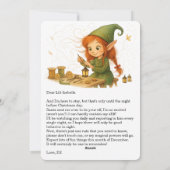 Elf Arrival Letter | Special Delivery from the Nor シーズンカード (裏面)