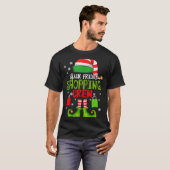 Elf Christmas Black Shopng Funny Friday Shopng Cre Tシャツ (正面フル)
