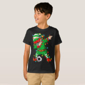Elf Dabbing Soccer Player Christmas Dab Xmas  Tシャツ (正面フル)