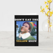 Elf Don't Eat The Yellow Snow  カード (黄色い花)