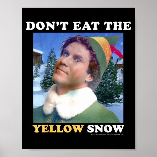Elf Don't Eat The Yellow Snow  ポスター (正面)