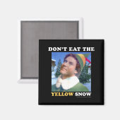 Elf Don't Eat The Yellow Snow  マグネット (正面/裏面)