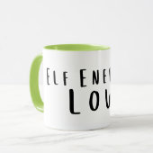 Elf Energy: Low Funny, Exhausted Mug マグカップ (正面左)