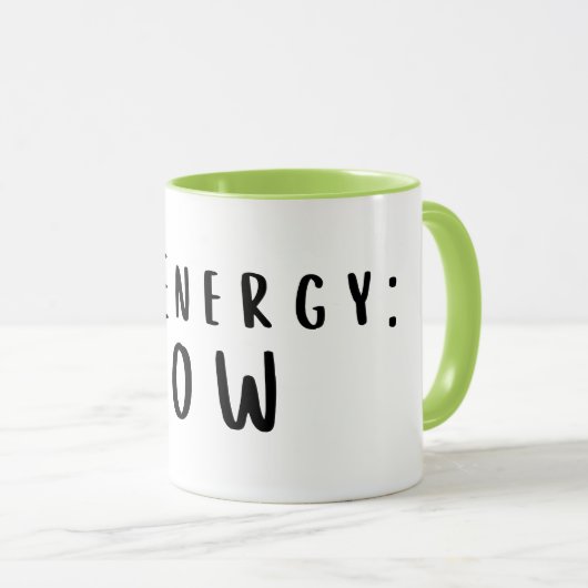 Elf Energy: Low Funny, Exhausted Mug マグカップ (正面右)