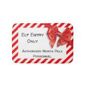 Elf Entry Only | North Pole Christmas Doormat バスマット (正面)