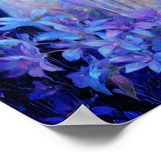 Elf Fantasy Art Black Queen Goddess ポスター (角)