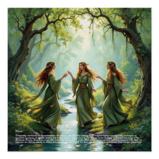 Elf Gathering Poster ポスター (正面)