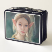 ELF GIRL METAL RETRO LUNCHBOXES メタルランチボックス (裏面)