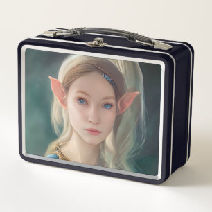 ELF GIRL METAL RETRO LUNCHBOXES メタルランチボックス