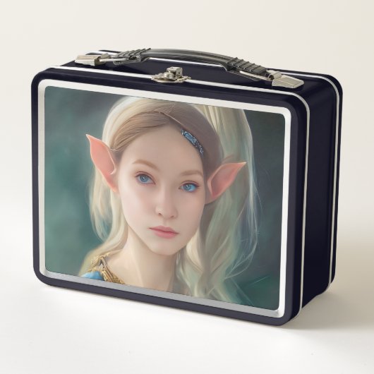 ELF GIRL METAL RETRO LUNCHBOXES メタルランチボックス (正面)