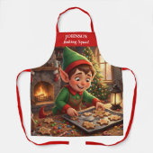 Elf Holiday Gingerbread Apron エプロン (正面)