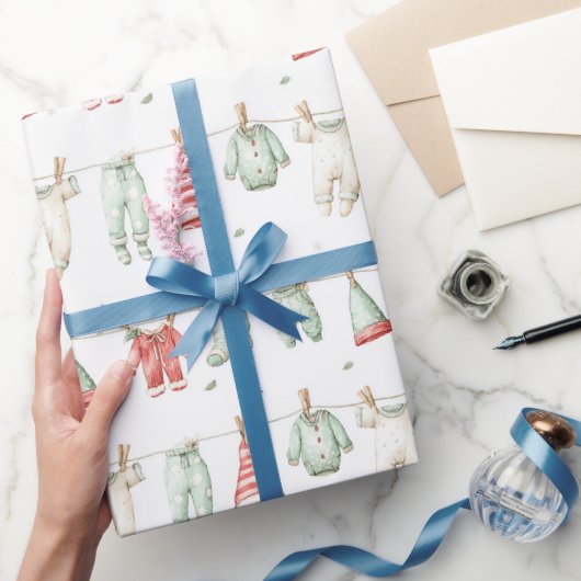 Elf Laundry Pattern  ラッピングペーパー (ギフト)