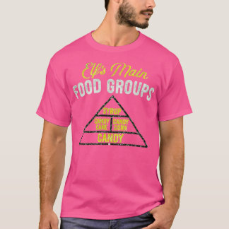 Elf Main Food Groups Funny Tシャツ