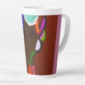 Elf Map Art カフェラテマグ (右アングル)