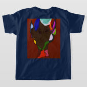 Elf Map Art  Tシャツ (レイダウン裏面)