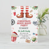 Elf Movie Night party Invitation 招待状 (スタンド正面)