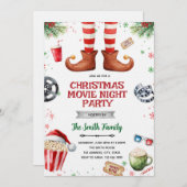 Elf Movie Night party Invitation 招待状 (正面/裏面)