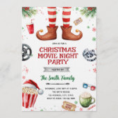 Elf Movie Night party Invitation 招待状 (正面)