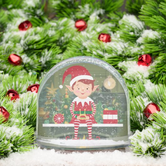 Elf on Shelf Christmas Snow Globe (クリスマス)